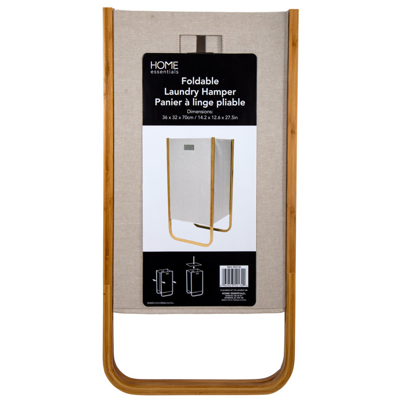 Rebrilliant Bamboo Sleek Laundry Hamper & Reviews Wayfair